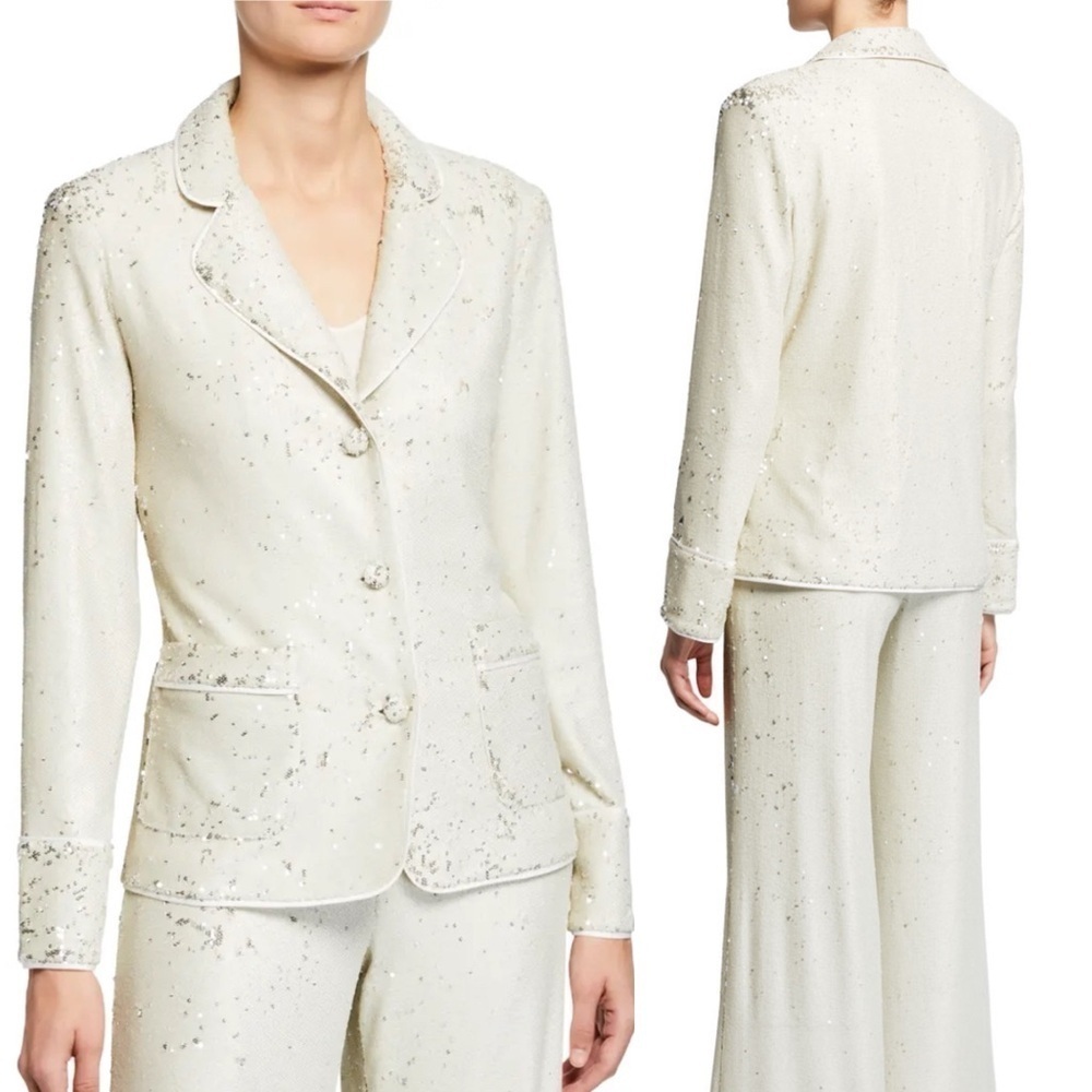 Alexis | Ripley Sequined 3 Button Jacket, size Large - Picture 12 of 12